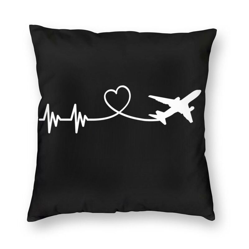 Airplane throw outlet pillow