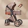 Lightweight Folding Two Way Shock Absorbing Newborn Baby Stroller