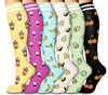 Women's Minimalist Cartoon Printed Pressure Socks