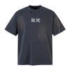 Text Inkjet Splash Short-sleeved T-shirt For Men