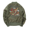 Pilot Jacket Slim Embroidered Baseball Jacket