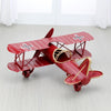 Tin plane model decoration airplane small toy