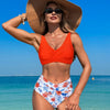 Women's Two-piece Swimsuit Bikini Nylon