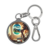 Travel-themed Keyring Tag – Adventure Awaits