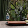 Travel-Inspired Rectangle Photo Keyring - Perfect Gift for Adventurers