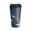 Aviator's Dream Stainless Steel Travel Mug - Perfect for Travel Enthusiasts