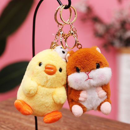 Cute Cute Chicken Groundhog Pendant Plush Toy