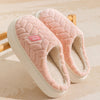 New Non-slip Thick-soled Plush Slippers Couple Winter Warm Home Slipper Indoor Fleece Shoes For Women Men