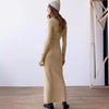 Women's Long-sleeve Shirt Split Dress Suit