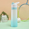 Spray Water Bottle For Girls Outdoor Sport Fitness Water Cup Large Capacity Spray Bottle Drinkware Travel Bottles Kitchen Gadgets