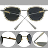 Classic Polarized Pure Titanium Polygon Frame Sunglasses