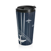 Aviator's Dream Stainless Steel Travel Mug - Perfect for Travel Enthusiasts