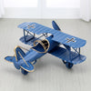 Tin plane model decoration airplane small toy