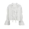 Women's Cotton Design Lace-up Shirt