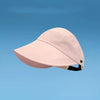 Women's Empty-top Peaked Cap Summer Sun Protection Visor Quick Drying Hat