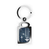 Travel-Inspired Rectangle Photo Keyring - Perfect Gift for Adventurers