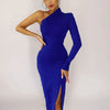 High Slit Slim Fit Party Party Temperament Sheath Dress