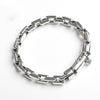 Vintage S925 Sterling Silver Chain Bracelet For Men And Women Couples