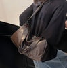 Women's Soft Surface Trendy Textured One-shoulder Bag Large Capacity