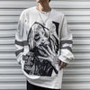 Gothic Long Sleeve Printed T-shirt Men