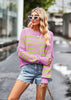 Women's Fashion Round Neck Loose Pullover Sweater