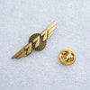 Vintage Copper Style Pilot Aviation Metal Brooch