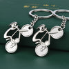 Mini Bicycle Metal Keychains Pendant Tourist Souvenir