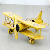 Tin plane model decoration airplane small toy