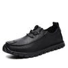 Outdoor Sports Anti-slip Lace-up Soft Bottom Men's Casual Leather Shoes