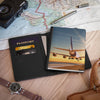 Aviation Sunset Passport Cover - Travel Accessory for Adventurers