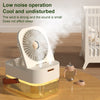 Humidifier Spray Fan Portable Fan Air Cooler Air Humidifier USB Mist Fan Desktop Fan With Night Light For Summer Home Appliance