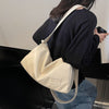 Women's Soft Surface Trendy Textured One-shoulder Bag Large Capacity