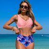 Women's Two-piece Swimsuit Bikini Nylon