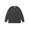 Design Loose Round Neck Half Sleeve Top American Heavy Solid Color Long Sleeve T-shirt For Men