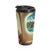 Adventure Awaits Stainless Steel Travel Mug – Perfect for Travelers and Commuters