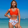 Women's Two-piece Swimsuit Bikini Nylon