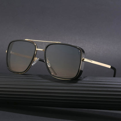 Retro steampunk sun protection sunglasses for men