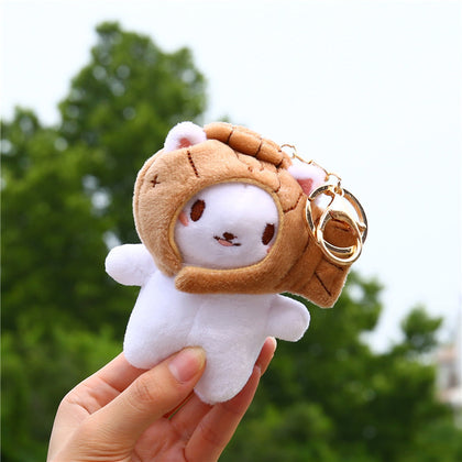 Key Chain-Keybuckle Plush Doll Lovely Cute Look Chick Cat Dog Bear Cloud Hooligan