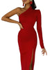 High Slit Slim Fit Party Party Temperament Sheath Dress