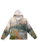 Impressionist Landscape Oil Painting Retro Printed Drawstring Hoodie