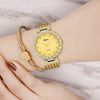 MISSFOX Women Watches Luxury Brand Watch Bracelet Waterproof Big Lab Diamond Ladies Wrist Watches For Women Quartz Clock Hours