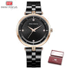 MINI FOCUS Watches Women Top Brand Luxury Quartz Watch Women Fashion Relojes Mujer Stainless Steel Ladies Quartz Wrist Watches