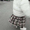 Vintage Plaid Women Pleated Skirts 2020 Japanese Style Autumn Long Girls Skirt Female Korean Winter Warm Thick Mujer Midi Skirt