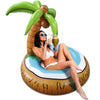 Simple Printed Coconut Tree Inflatable Backrest Recliner