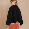 Women's Waffle Cardigan Short Top Coat