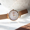 Shengke New Creative Women Watches Luxury Rosegold Quartz Ladies Watches Relogio Feminino Mesh Band Wristwatches Reloj Mujer