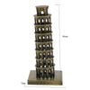 Metal World Famous Building Architecture Model Statue Landmark Tourist Souvenir Home Office Decoration