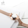 Shengke New Creative Women Watches Luxury Rosegold Quartz Ladies Watches Relogio Feminino Mesh Band Wristwatches Reloj Mujer