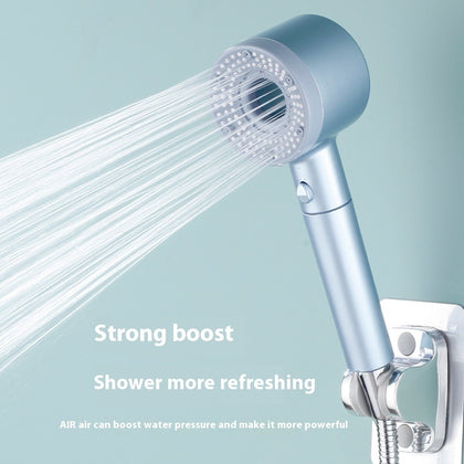 Spray Hair Dryer Shower Head One-click Water Stop Boost Nozzle