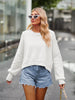 Women's Fashion Round Neck Loose Pullover Sweater